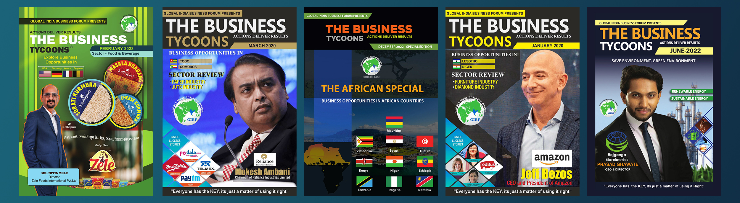 The Business Tycoons magazines slider - 2022