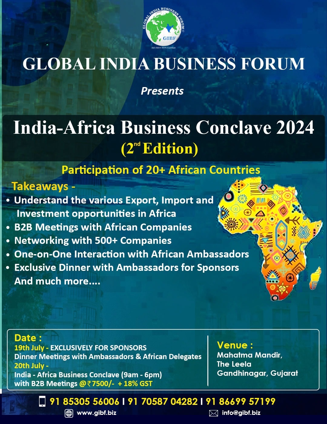 India Africa Business Conclave - 2024 Post