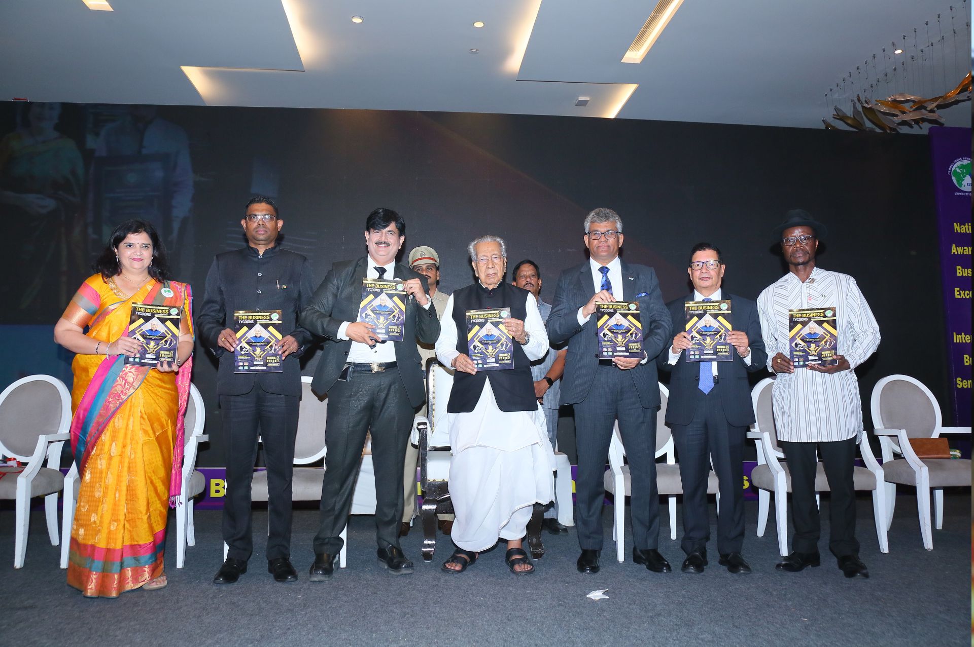 Inauguration of The Business Tycoons Magazine in  National Awards for Business Excellence Vijayawada 2023
