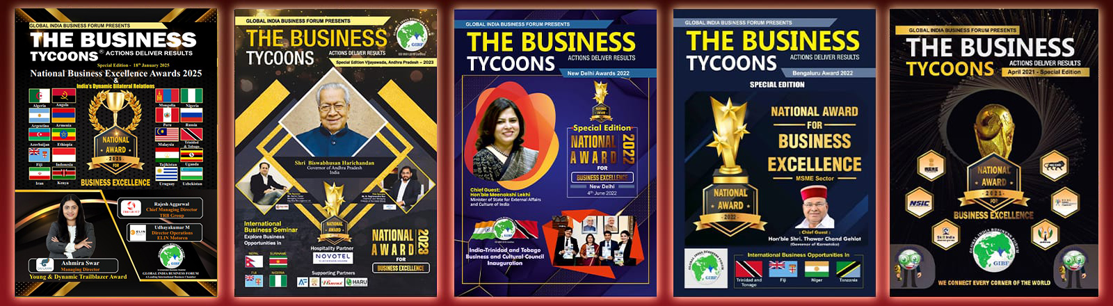 The Business Tycoons - National Business Excellence Awards 2025 and India’s Dynamic Bilateral Relations - Awards Magazines