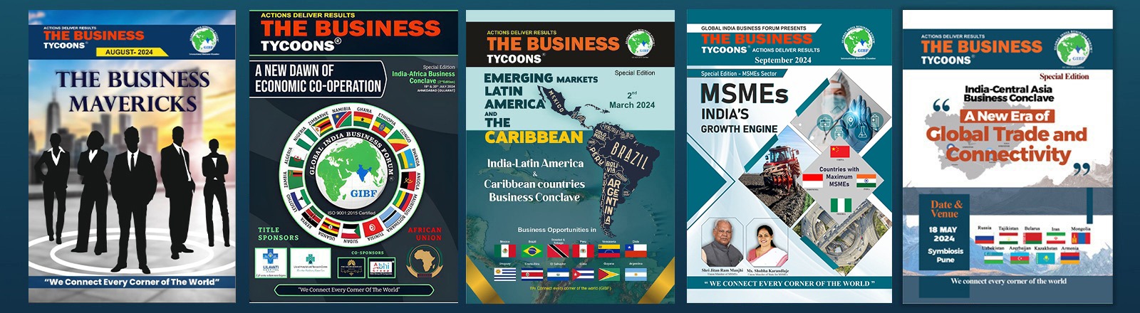 The Business Tycoons 2024 Magazine Slider Cover Page