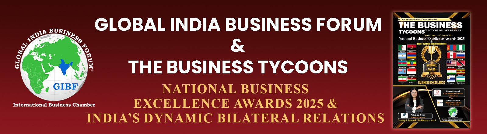 National Business Excellence Awards 2025 - India’s Dynamic Bilateral Relations by The Business Tycoons