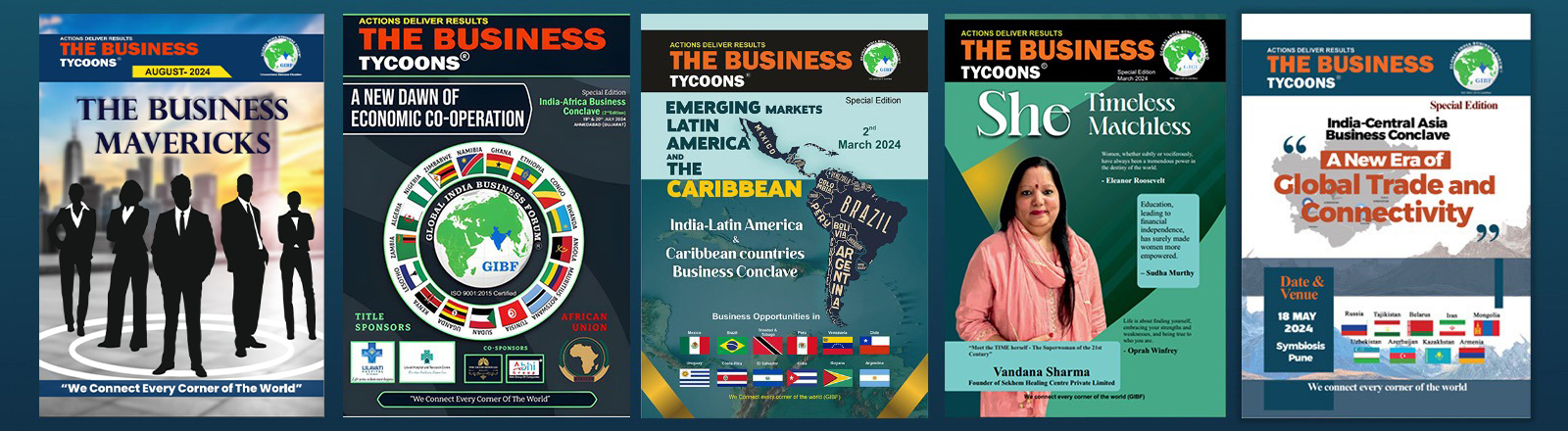 The Business Tycoons She timeless Matchless all magazine in silder cover page